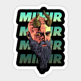 Mimir Head Sticker